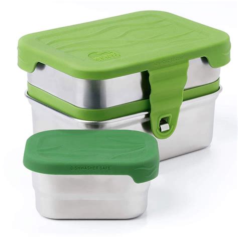 ecolunchbox stainless steel round 3 in 1 bento box|ECOLunchBox – Ecological Market.